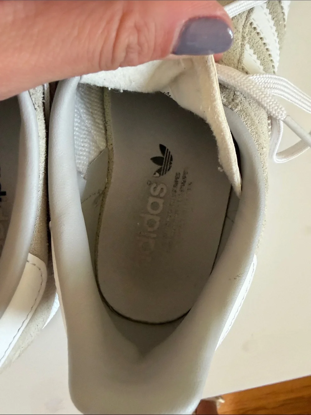 adidas Gazelle Sneaker in light grey